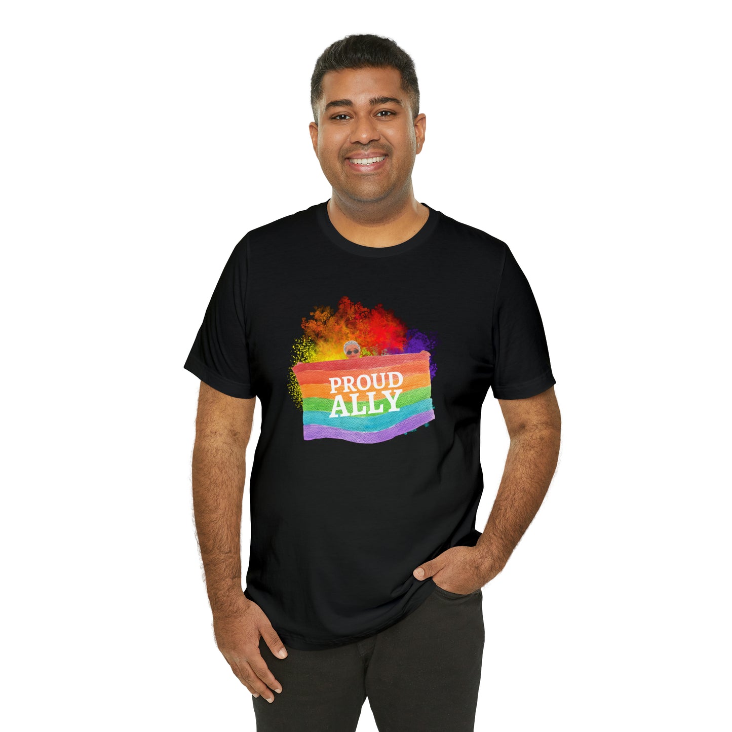 Proud Ally LGBTQ+ Statement T-Shirt