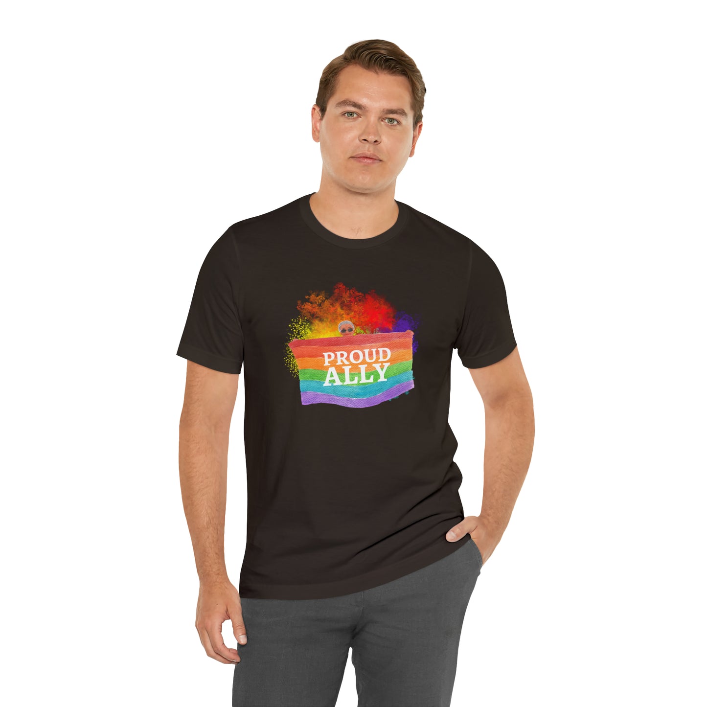 Proud Ally LGBTQ+ Statement T-Shirt