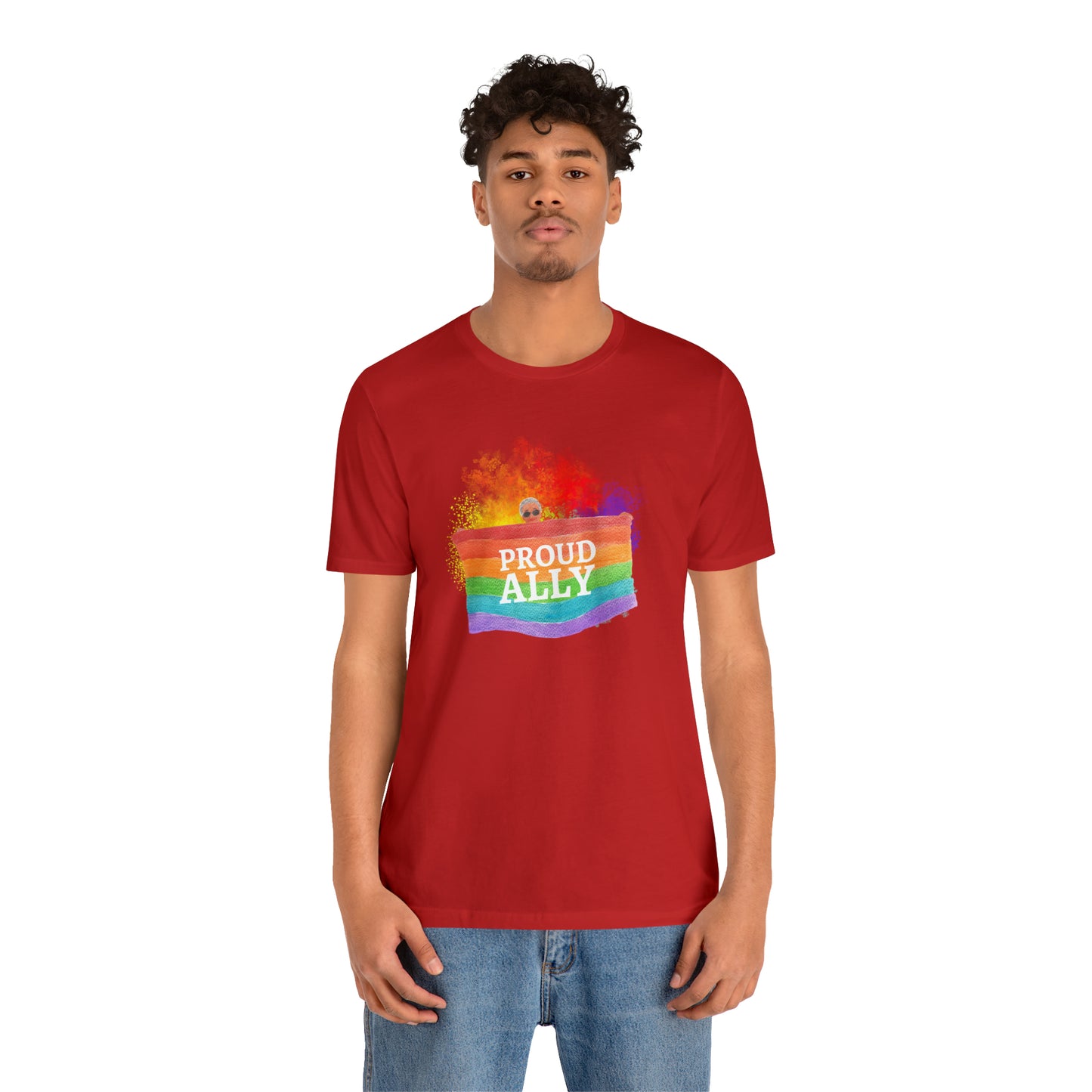 Proud Ally LGBTQ+ Statement T-Shirt