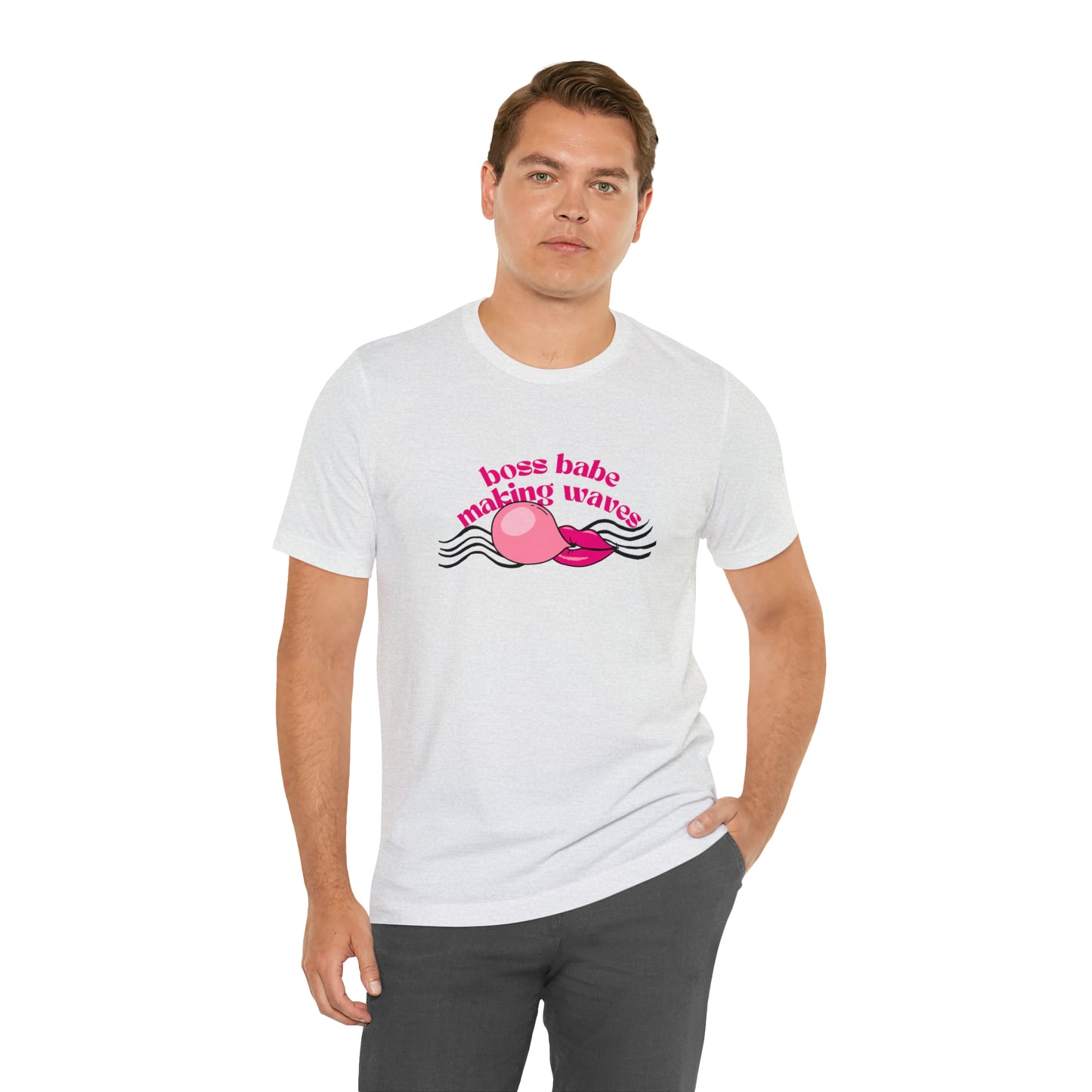 Boss Babe Making Waves Statement  T Shirt