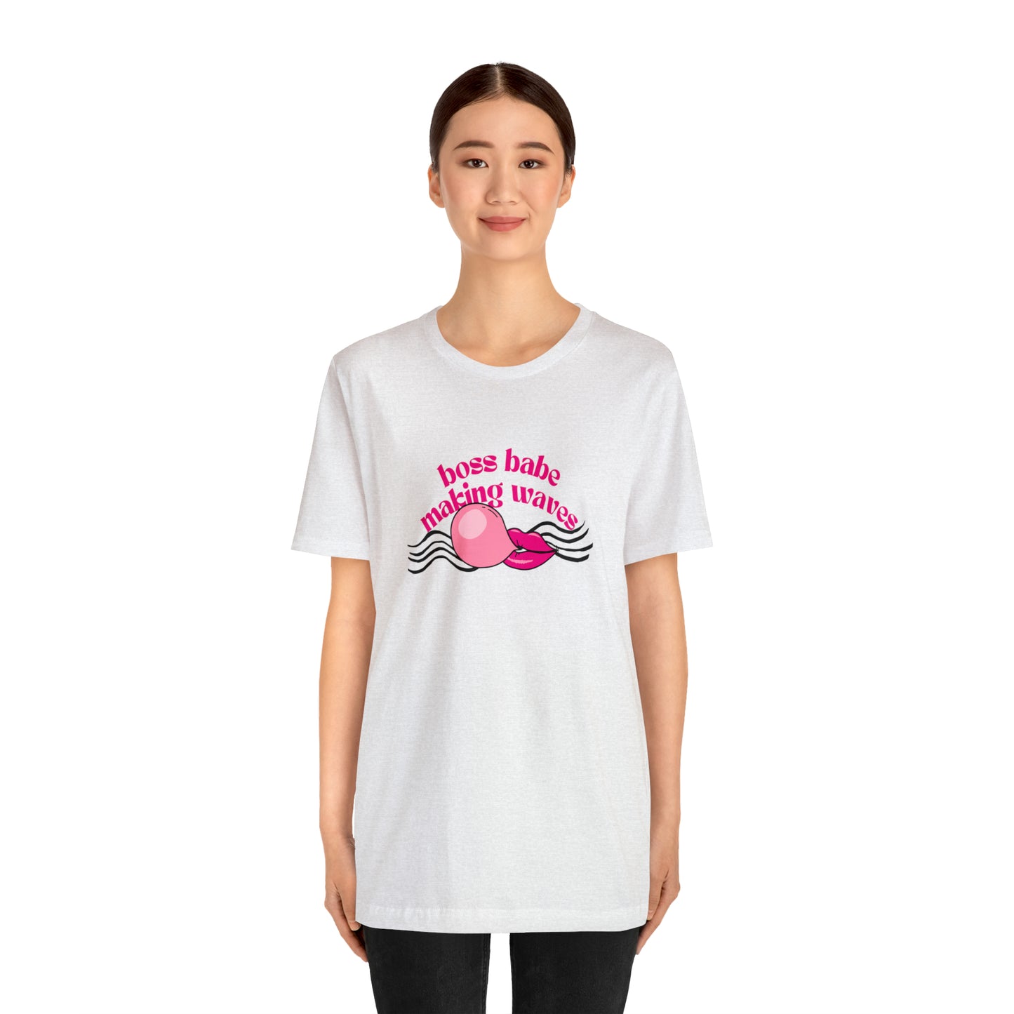 Boss Babe Making Waves Statement  T Shirt