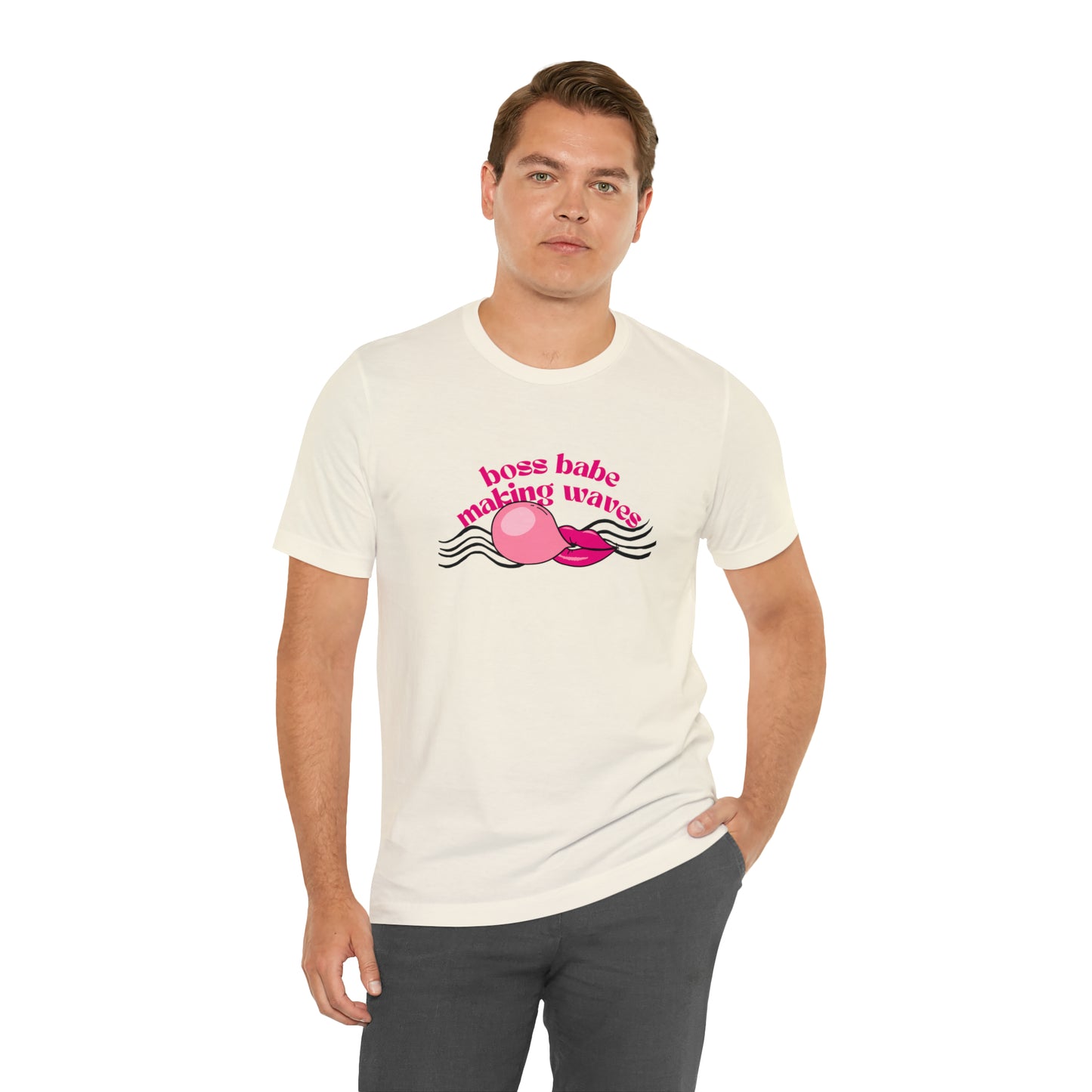 Boss Babe Making Waves Statement  T Shirt