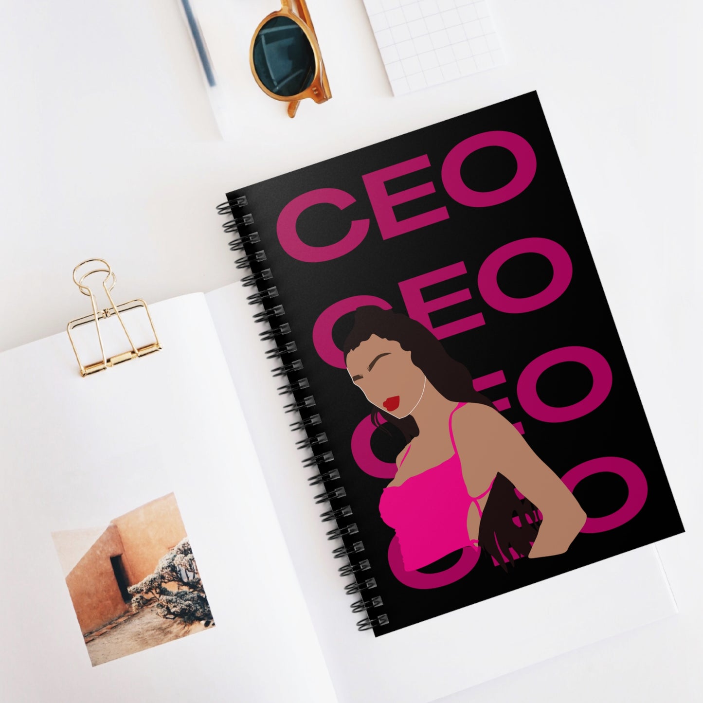 CEO Spiral Notebook Ruled Lines