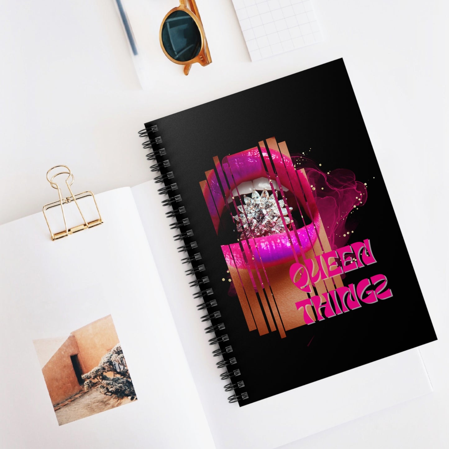 Queen Things Spiral Notebook